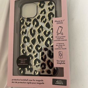 Kate spade animal print iPhone 14/13 phone case🐆
